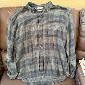 Men's Green Plaid Shirt